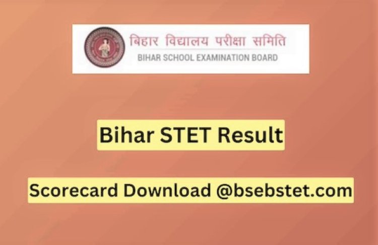 stet Bihar Result